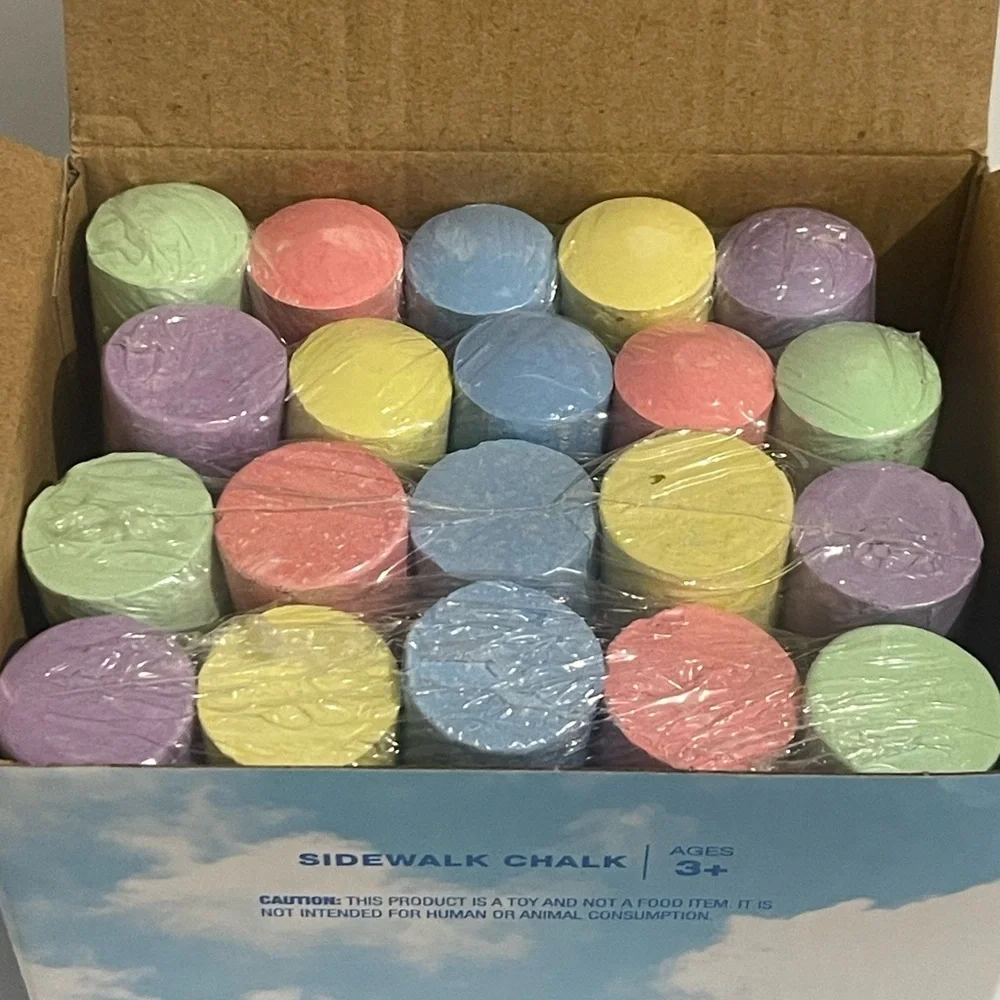 Bring On The Sun Sidewalk Chalk 20 Count NIB Non-toxic Washable‎ 2 boxes